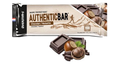 =barrette energetiche overstims authentic bar cioccolato / nocciola