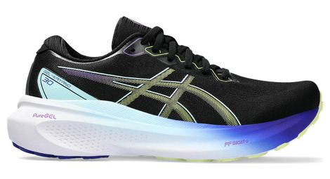 Asics gel kayano 30 laufschuhe schwarz gelb damen 40