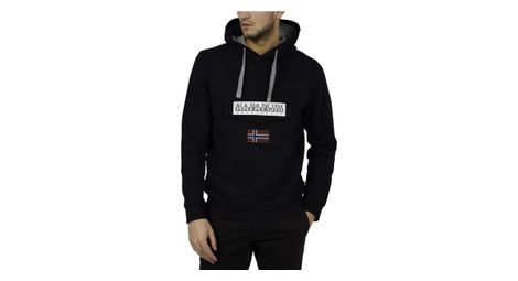 Sweatshirt a capuche napapijri burgee 2 black
