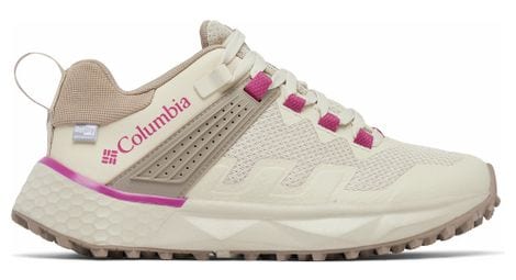 Columbia facet 75 botas de montaña para mujer beige/rosa