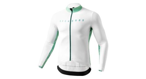 cycling jersey thermal sleeves long white rockbros