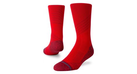 Chaussettes stance athletic crew staple rouge