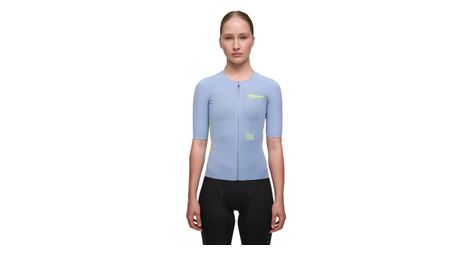 Maillot de manga corta Maap Eclipse Pro Race azul para mujer