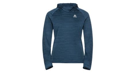 Veste thermique odlo run easy warm bleu femme