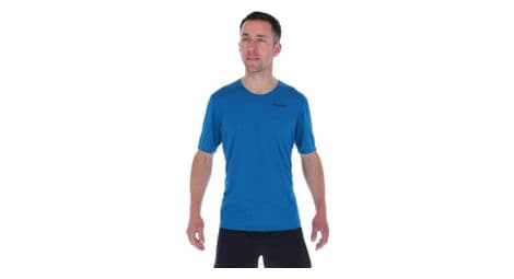 Maillot manches courtes inov 8 performance bleu homme