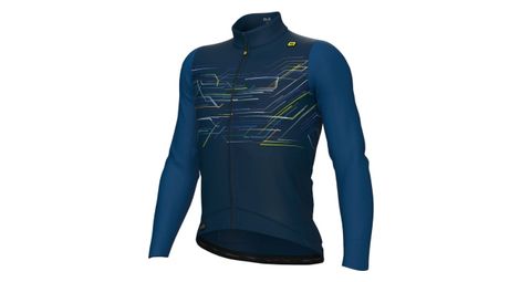 Maillot manches longues alé megabyte pr-e bleu