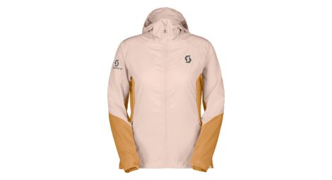 Chaqueta cortavientos scott  explorair lightpara mujer rosa/beige