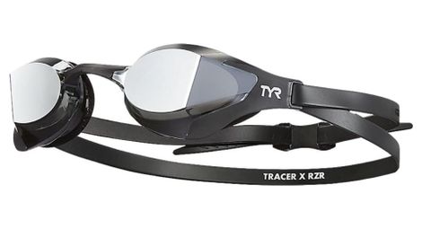 Lunettes de natation tyr tracer-x rzr miroir silver/black