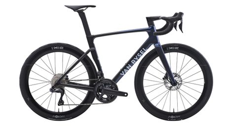 van rysel rcr pro combo deda x van rysel road bike with shimano ultegra di2 12 speed 700 mm blue black