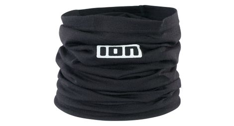 Tour de cou ion logo mérinos noir