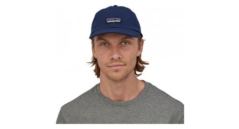 Casquette patagonia p 6 label trad cap bleu unisex