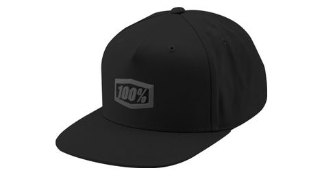 Gorra corporativa snapback 100% negra