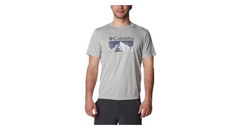 T shirt columbia zero rules gris homme