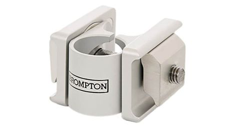 Brompton pentaclip saddle rack silver