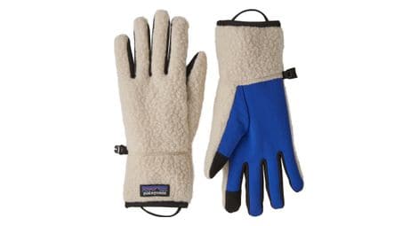 Gants chauds femme patagonia retro pile blanc