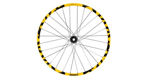 Roue avant mavic deemax dh 29 | boost 20x110 mm | 6 trous | jaune