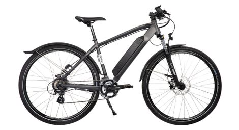 Vtc electrique bicyklet joseph shimano altus 7v 417 wh 700 mm noir gris
