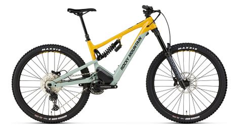 Rocky mountain altitude powerplay alloy 30 deore 11v 29'' bobina azul amarillo 2023 bicicleta eléctrica de montaña