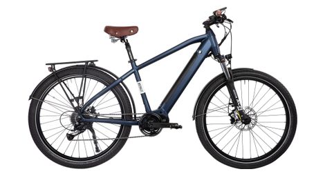 Producto reacondicionado - bicyklet raymond shimano acera 9v 504 wh 27.5'' azul mate noche bicicleta eléctrica de ciudad