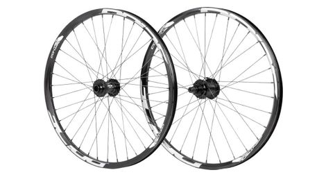 Paire de Roues Alu Cruiser Pride Control Disque Matrix 20/10mm Noir
