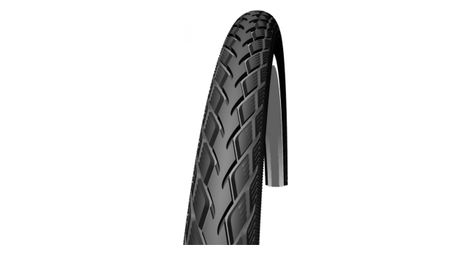 Pneu vtt urbain 26 x 1 25 schwalbe marathon noir tr 32 559 renfort flanc reflex compatible vae