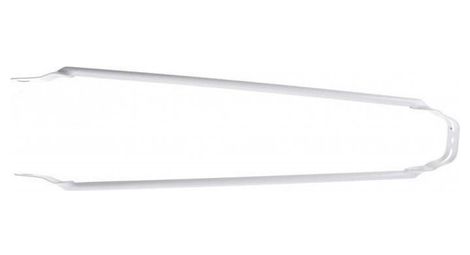 Tige de garde-boue en acier tom 28  - blanc