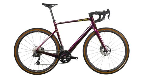 Prodotto rigenerato - gravel bike cervélo áspero shimano grx 815 di2 11v 700 mm violet sunset 2022