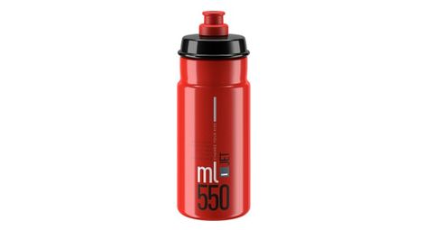 Elite jet 550 ml bidon rood zwart