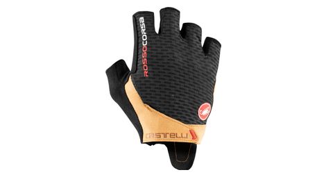 Gants castelli rosso corsa pro v noir orange