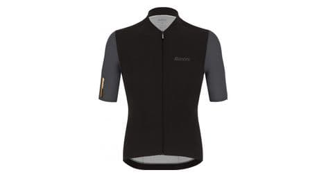 Maillot de manga corta santini redux vigor negro