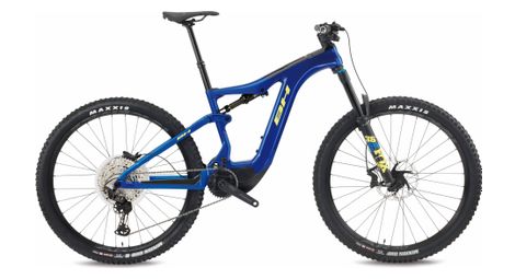 Vélo d'exposition - vtt electrique tout-suspendu bh bikes atomx lynx carbon pro 9.7 shimano deore xt 12v 720 wh 29 bleu/jaune 2022