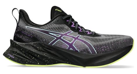 Asics novablast 3 le running shoes black violet women 41.1/2