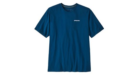 T shirt patagonia p 6 mission organic bleu