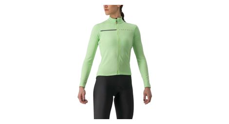 Veste manches longues femme castelli sinergia 2 vert
