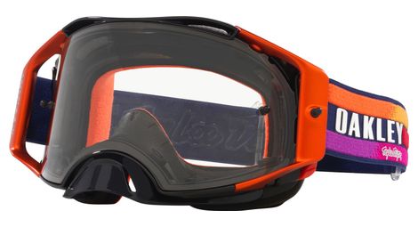 Masque oakley airbrake mx x troy lee designs navy sunrise / clear / ref : oo7046-g5