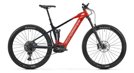 Vtt électrique tout-suspendu mondraker chaser r sram gx/sx 12v 750wh 29 rouge bleu 2025