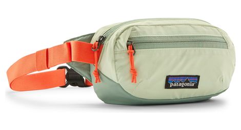 Sac banane patagonia terravia mini hip pack 1l vert/orange