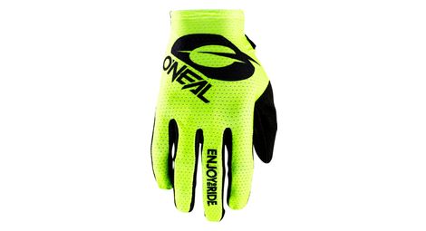 Paire de gants o neal matrix stacked jaune