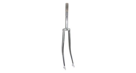 fourche city 700c rigide demi course acier chrome cintre pivot 240 120mm filete 1 22 2 interieur