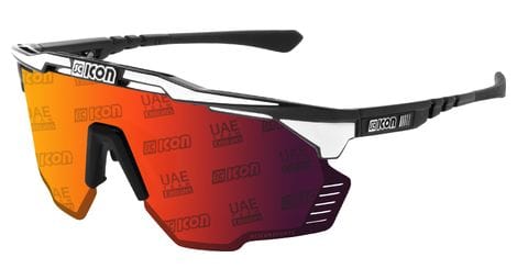 Scicon sports aeroshade kunken monogram lunettes de soleil de performance sportive (scnpp eau muthiror red eau/boulon blanc brillant)