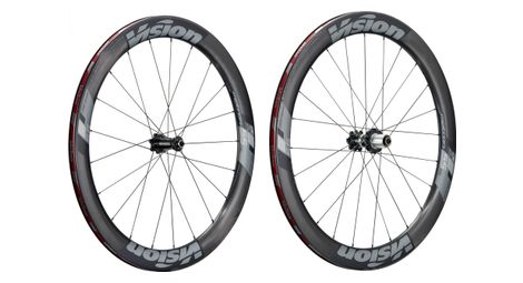 Paire de roues vision metron 55 sl disc carbon | 12x100 - 12x142mm | 6 trous