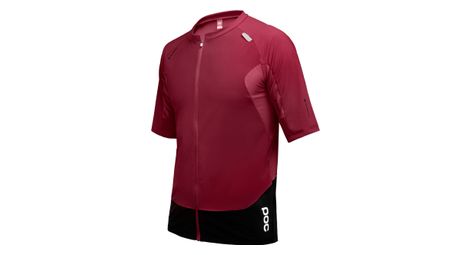 Maglia manica corta poc resistance pro enduro red black