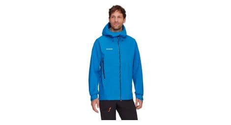 Veste imperméable mammut crater iv hs hooded bleu