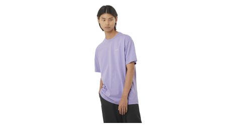 Camiseta de manga corta para hombre salomon chest logo rx violet