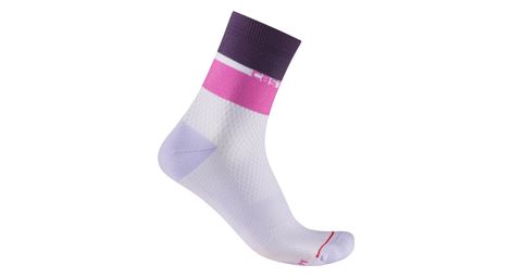 Chaussettes castelli elégente 12 rose violet