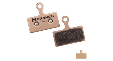 Plaquettes ventilées sintered shimano 4p saint zee xtr xt deore