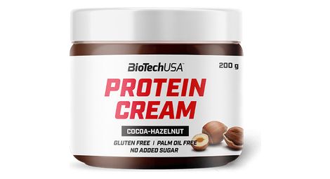 Protein cream (200g) - biotech usa - chocolat noisette -  pâtes à tartiner protéinées