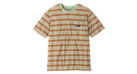 T-shirt patagonia daily pocket vert homme