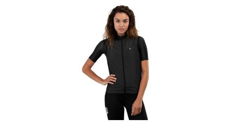 Gilet vélo coupe-vent femme cyclisme v1-w blaast noir