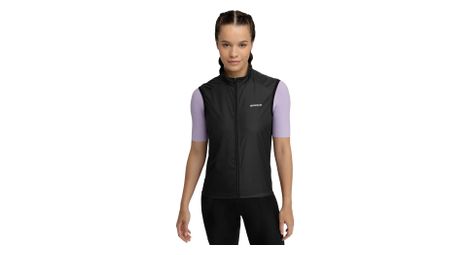 Gilet vélo coupe-vent femme Cyclisme V1-W Blaast Noir